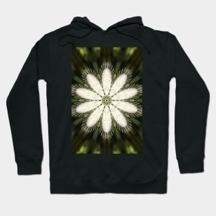 Unique Buttonbush flower kaleidoscope Hoodie